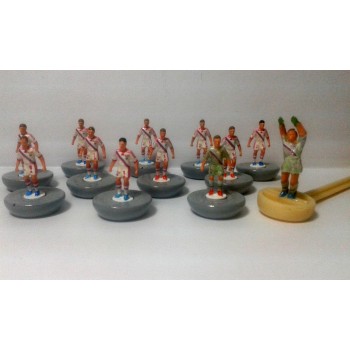 Subbuteo Andrew Table Soccer Russia Euro 2012 National Team on Classic Hasbro Bases